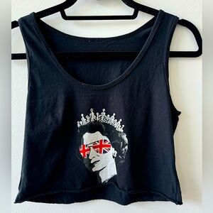 Queen Elizabeth Crop Top